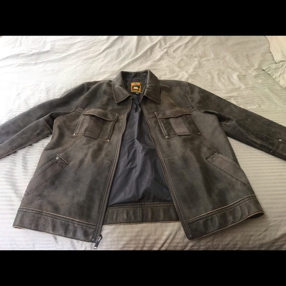 oakley leather jacket